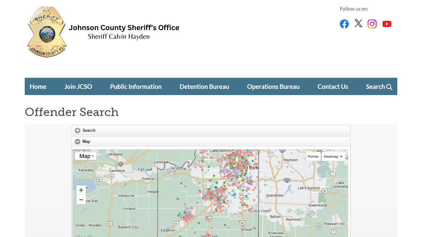 Offender Search - Johnson County Kansas