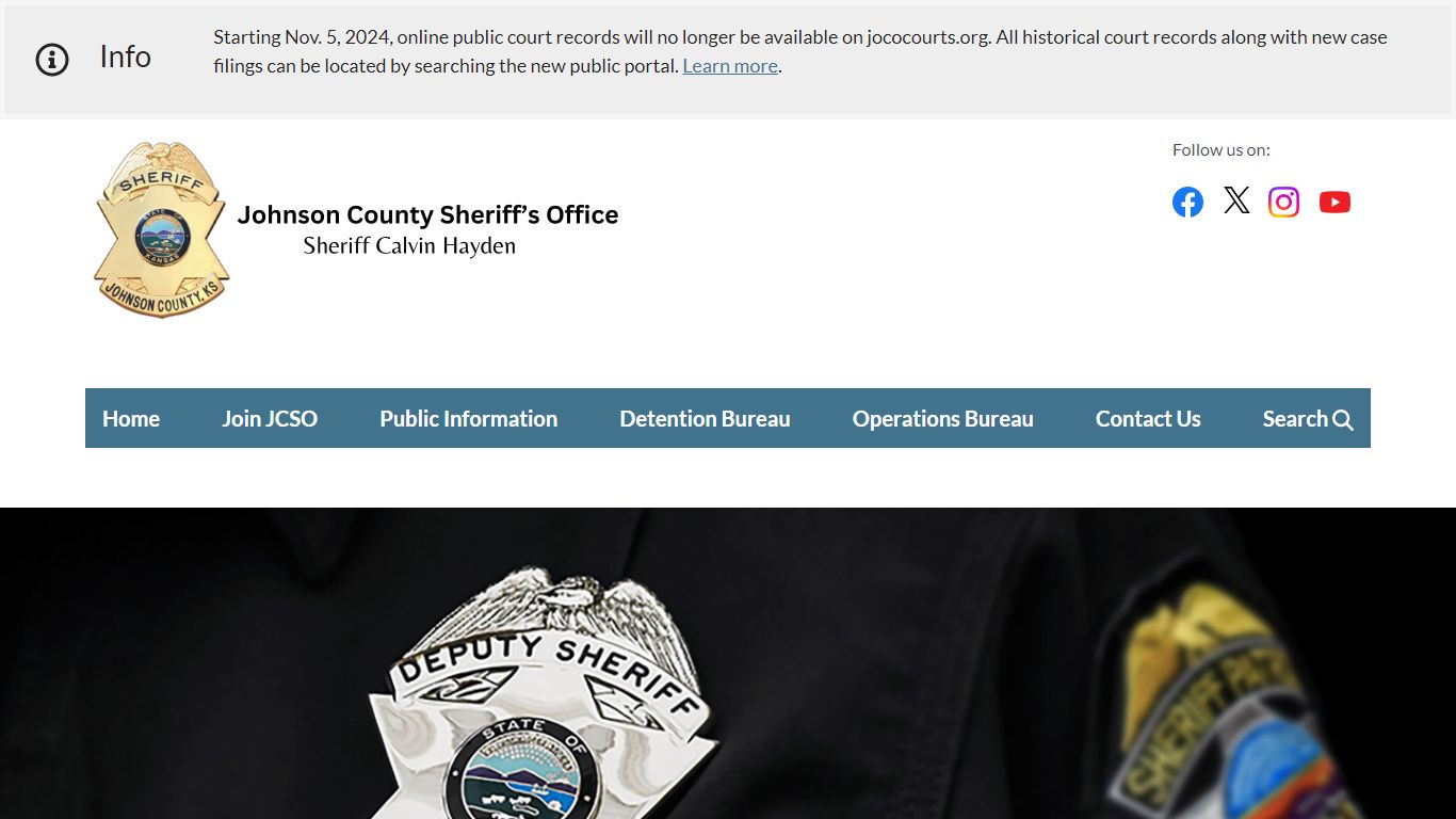 Johnson County Sheriff | Johnson County Kansas